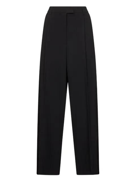 pleated straight-leg trousers by BLANCA VITA