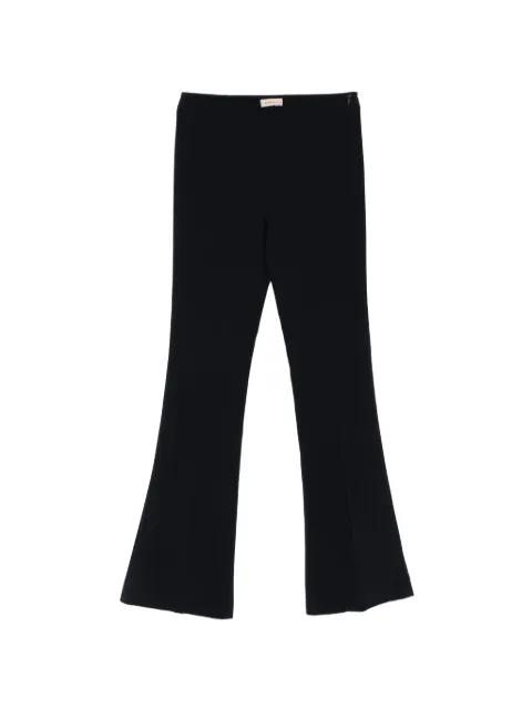 pressed-crease flared trousers by BLANCA VITA