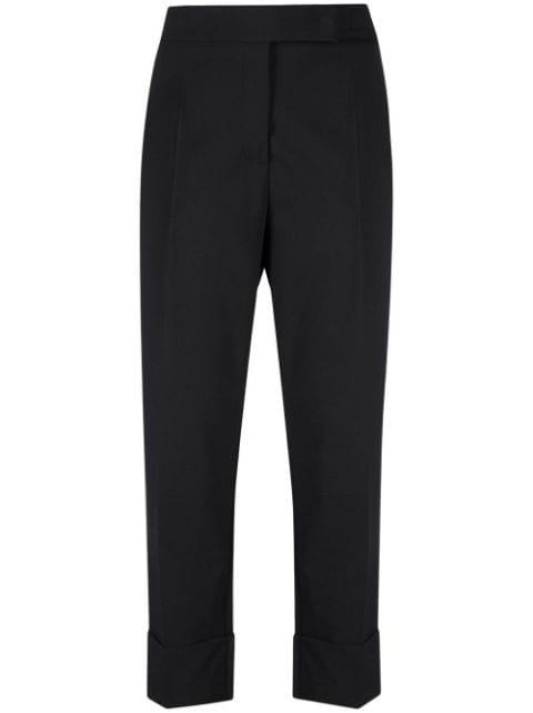 pressed-crease four-pocket tailored trousers by BLANCA VITA