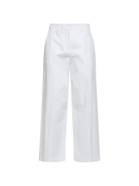 pressed-crease wide-leg trousers by BLANCA VITA