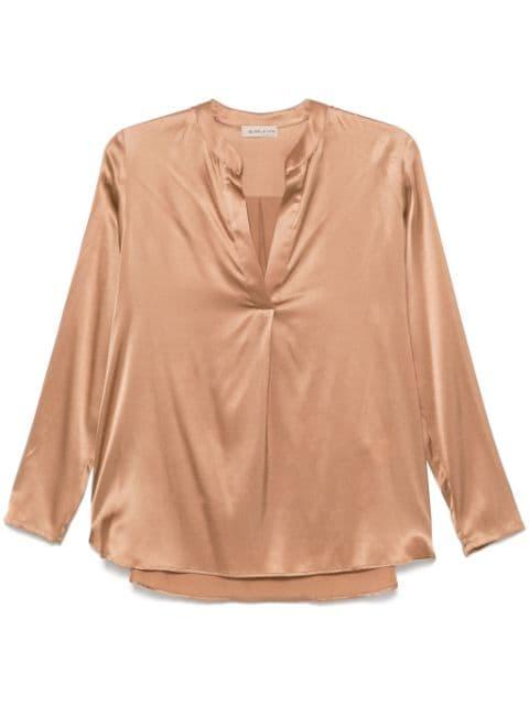 satin blouse by BLANCA VITA