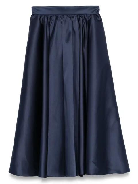 satin midi skirt by BLANCA VITA