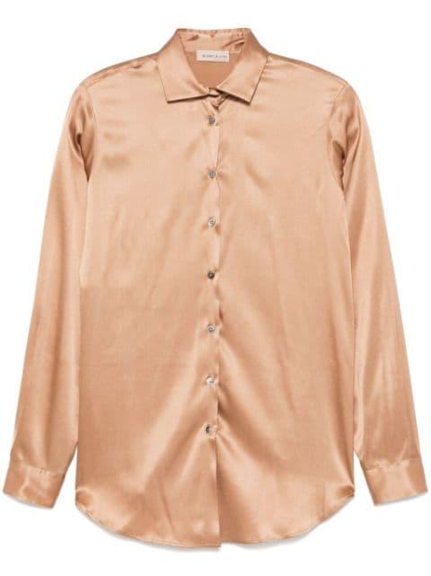 satin shirt by BLANCA VITA