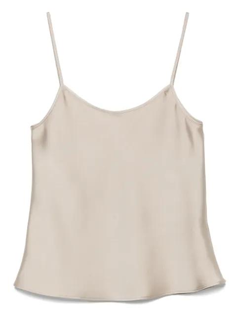satin tank top by BLANCA VITA