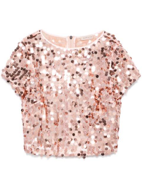 sequinned top by BLANCA VITA