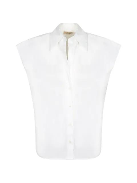sleeveless button-down shirt by BLANCA VITA