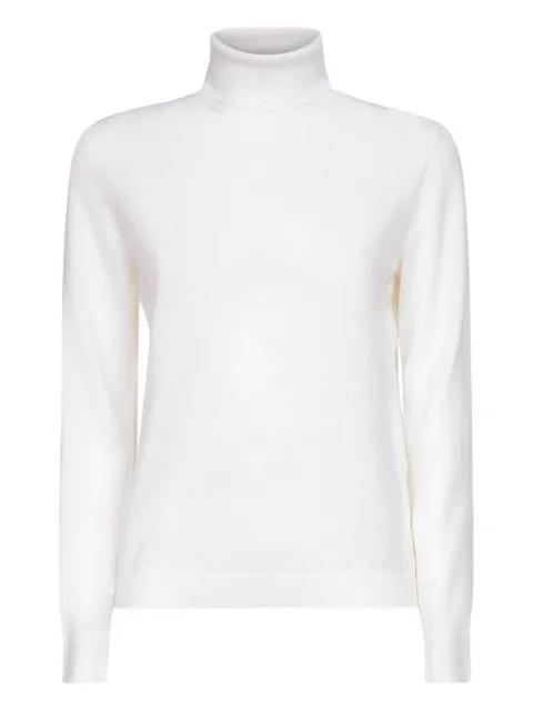 turtleneck ribbed-cuff sweater by BLANCA VITA