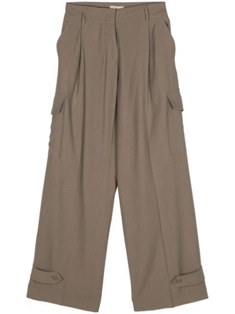 wide-leg cargo pants by BLANCA VITA