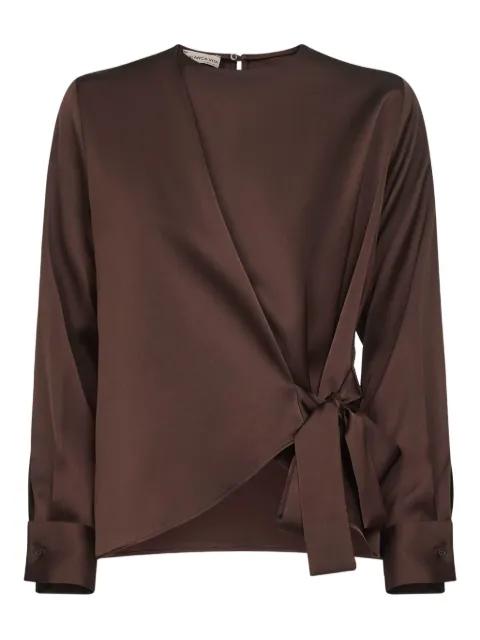 wrap-front asymmetric top by BLANCA VITA