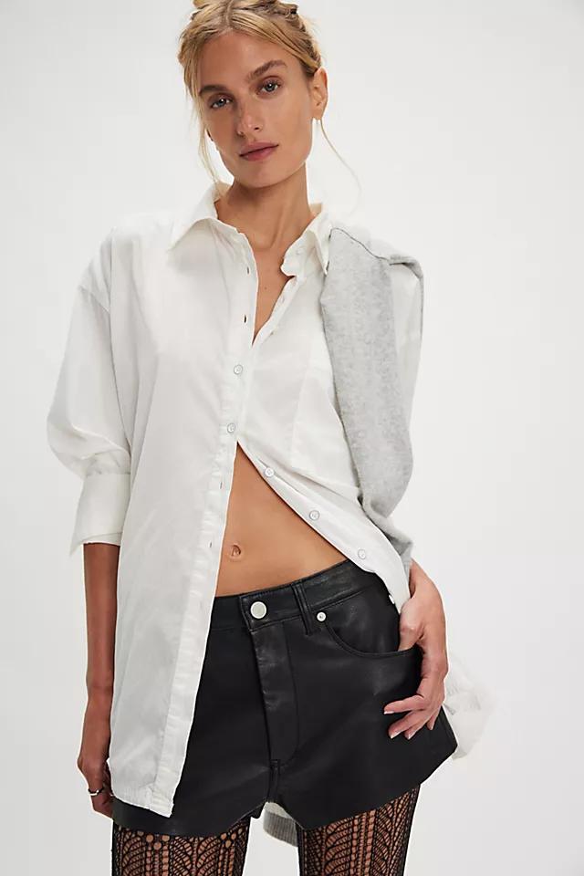Blank NYC Rock Star Vegan Leather Shorts by BLANK N YC | FREE PEOPLE