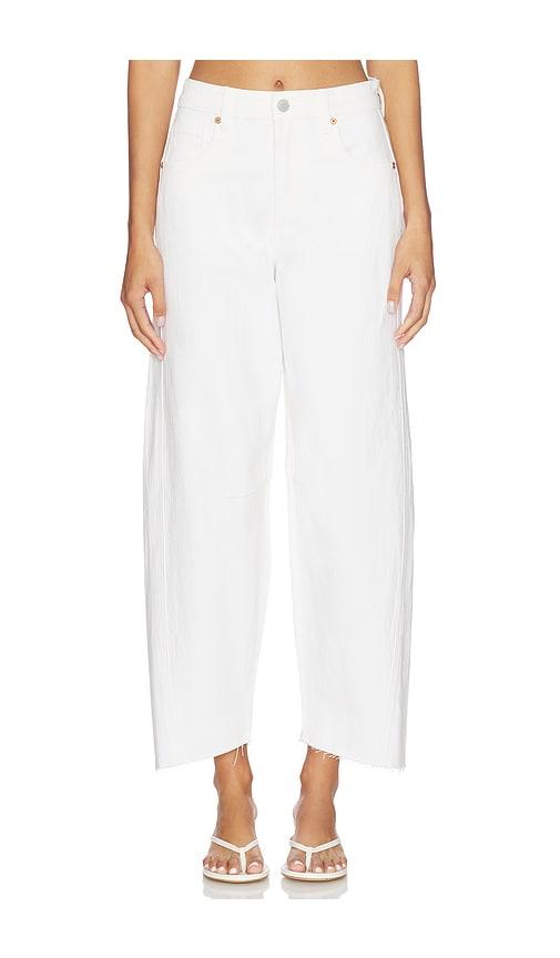 BLANKNYC Barrel Jeans in See You Again in White by BLANK NYC