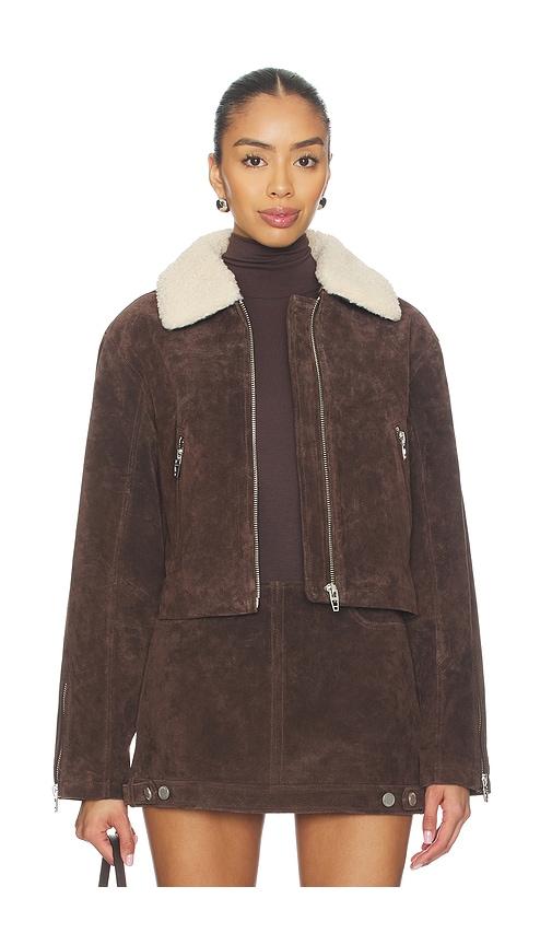 BLANKNYC Cropped Jacket in Brown by BLANK NYC