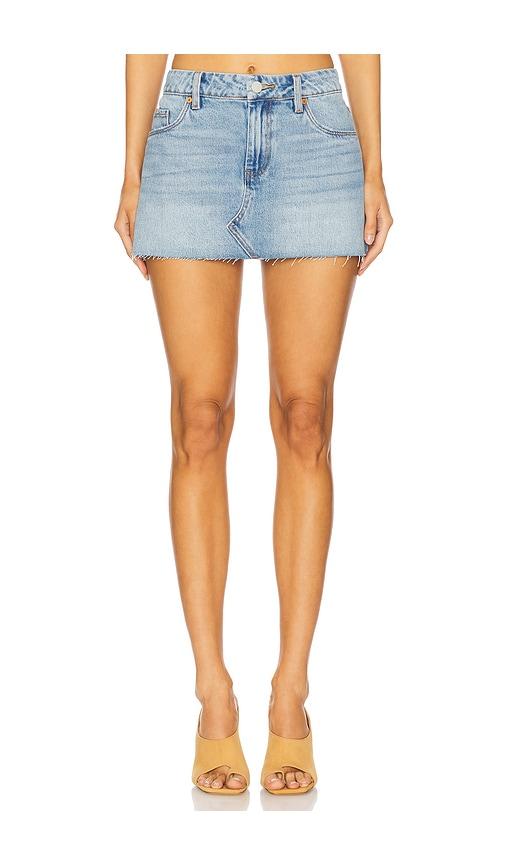 BLANKNYC Denim Skirt in Rose Garden in Blue by BLANK NYC