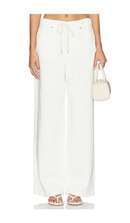 BLANKNYC Drawstring Jeans in White by BLANK NYC