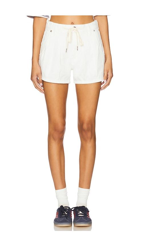 BLANKNYC Drawstring Short in White by BLANK NYC