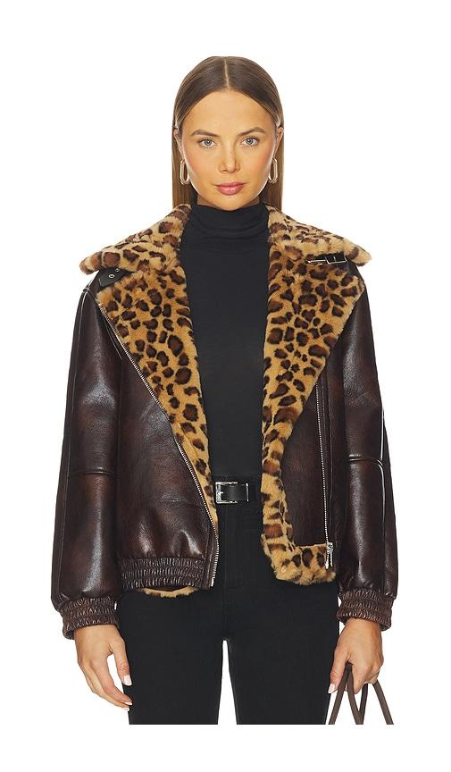 BLANKNYC Faux Leather Jacket in Brown by BLANK NYC
