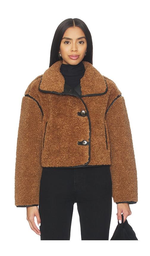 BLANKNYC Teddy Coat in Brown by BLANK NYC