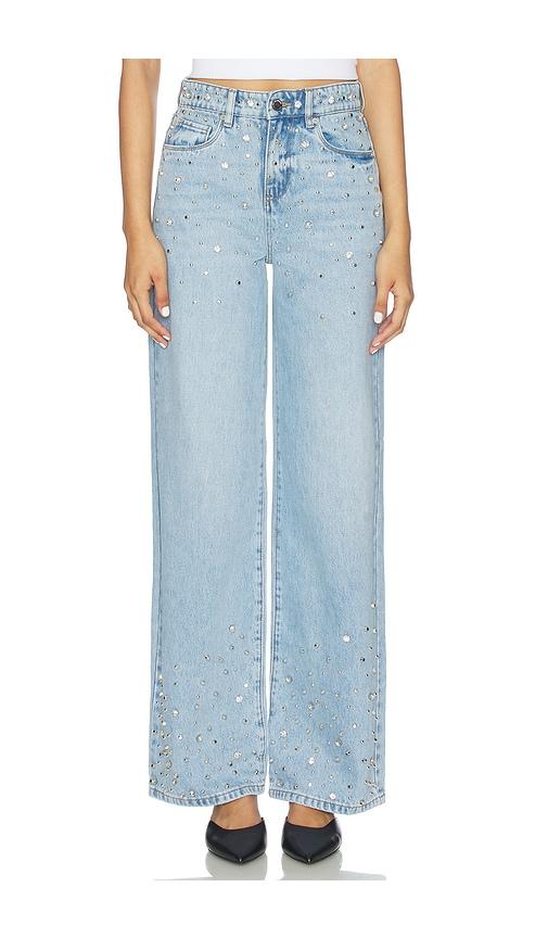 BLANKNYC The Sky Wide Leg in Blue by BLANK NYC