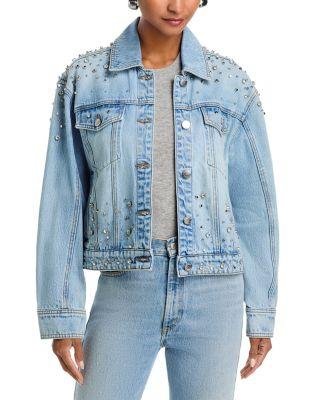 Diamonds In The Sky Denim Trucker Jacket by BLANK NYC