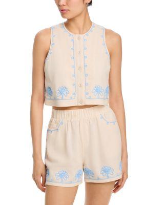 Embroidered Top by BLANK NYC