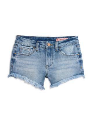 Girls' Frayed Denim Shorts in Sassy - Big Kid by BLANK NYC