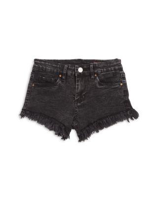 Girls' Sabotage High Rise Frayed Denim Shorts - Big Kid by BLANK NYC