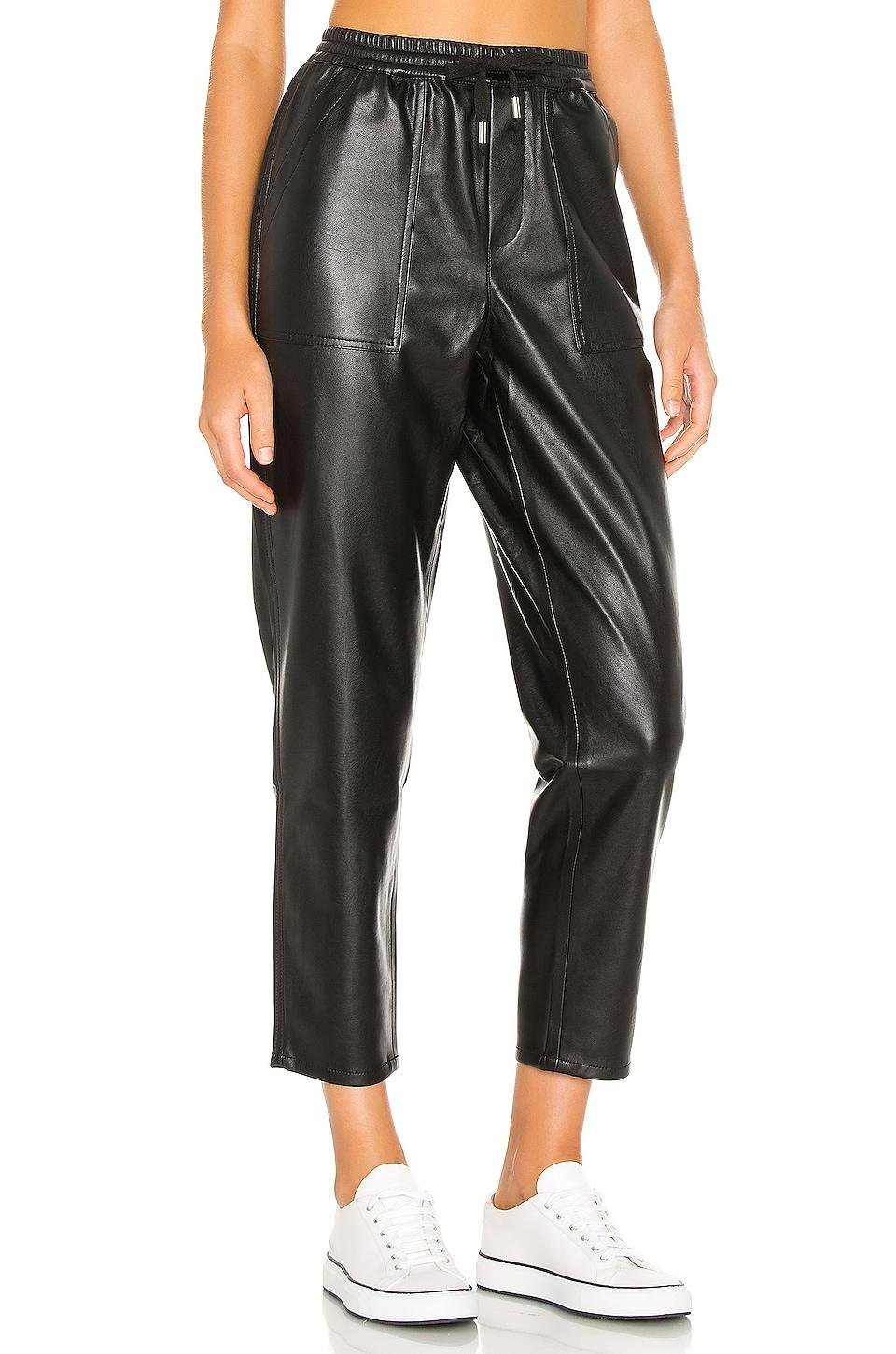 vegan leather jogger by BLANKNYC