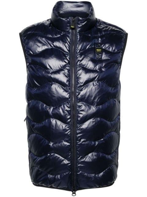 King wave-quilted gilet by BLAUER