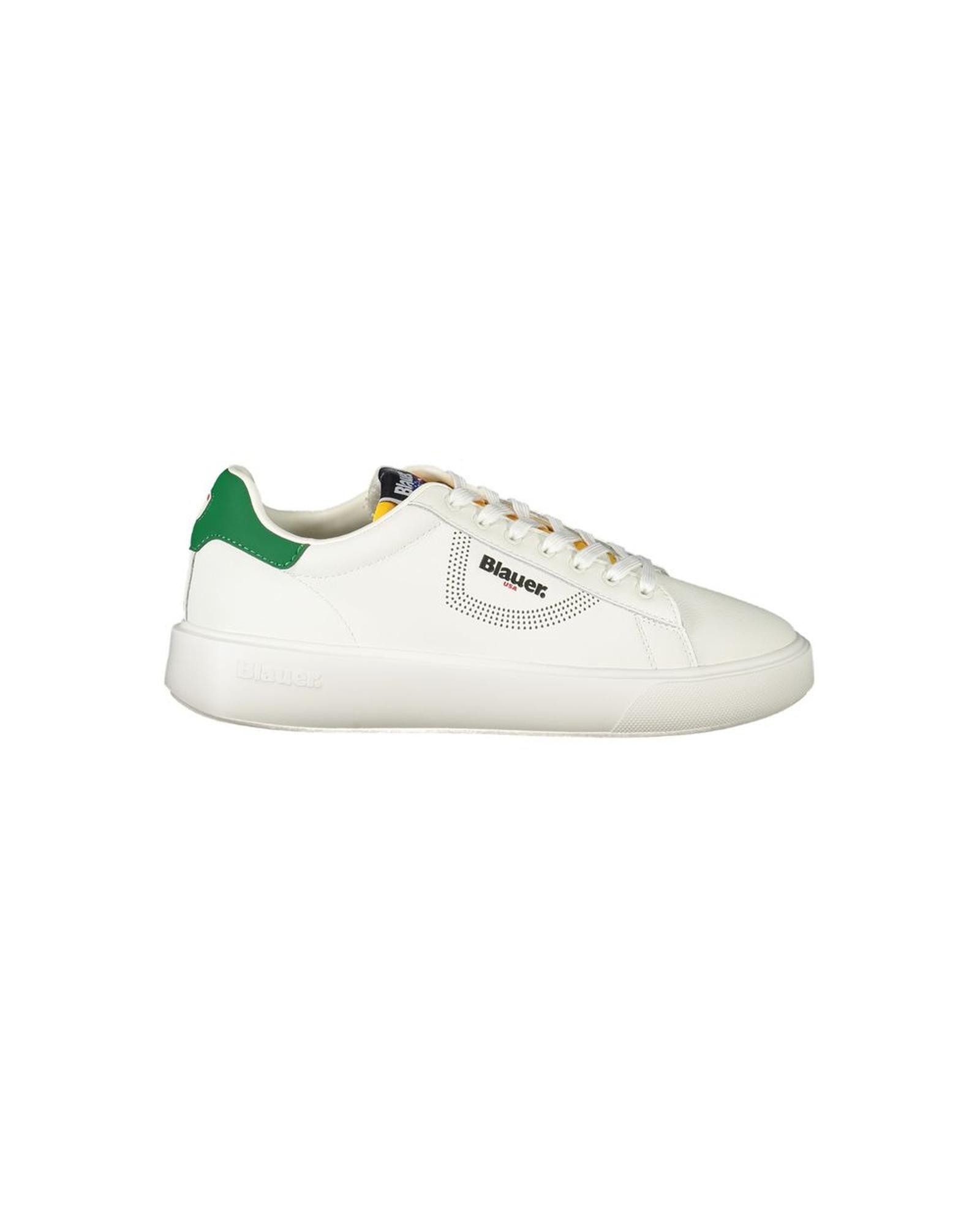 USA Sneakers Casual Leather  - White by BLAUER
