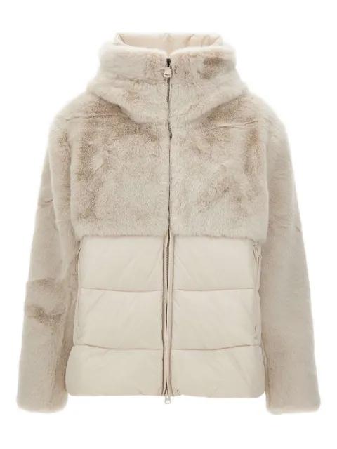 faux fur quilted jacket by BLAUER