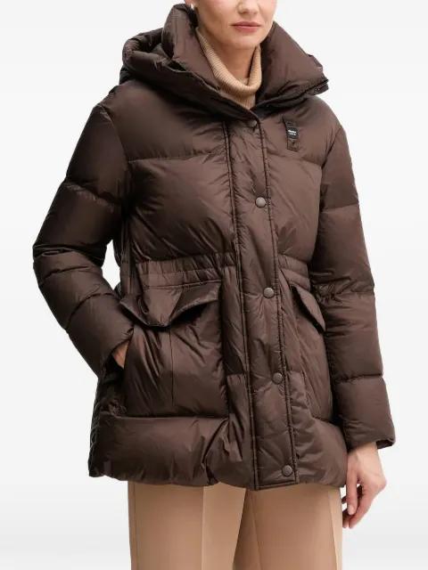 hoodied puffer jacket by BLAUER