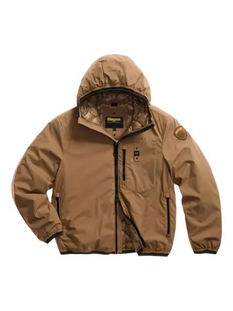 hoodied puffer jacket by BLAUER