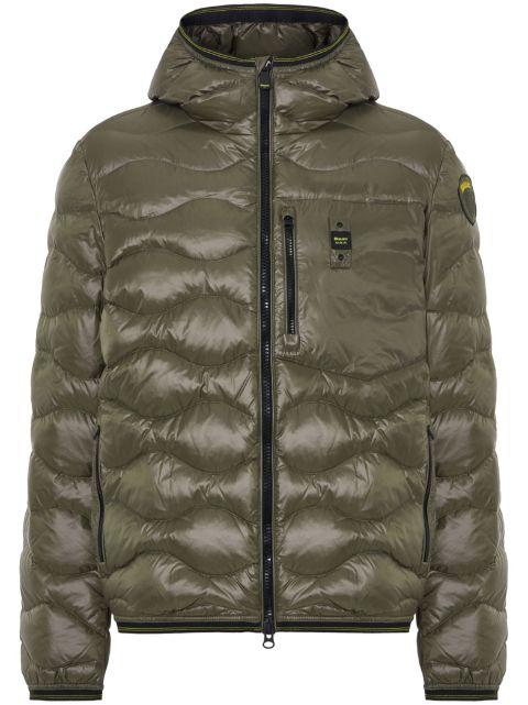 logo-patch padded jacket by BLAUER