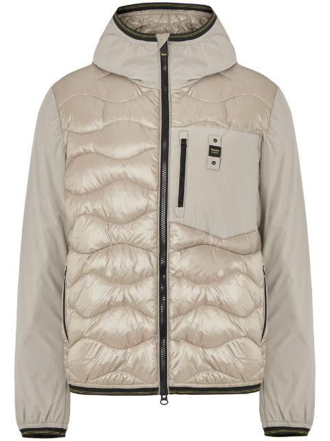 logo-patch padded jacket by BLAUER