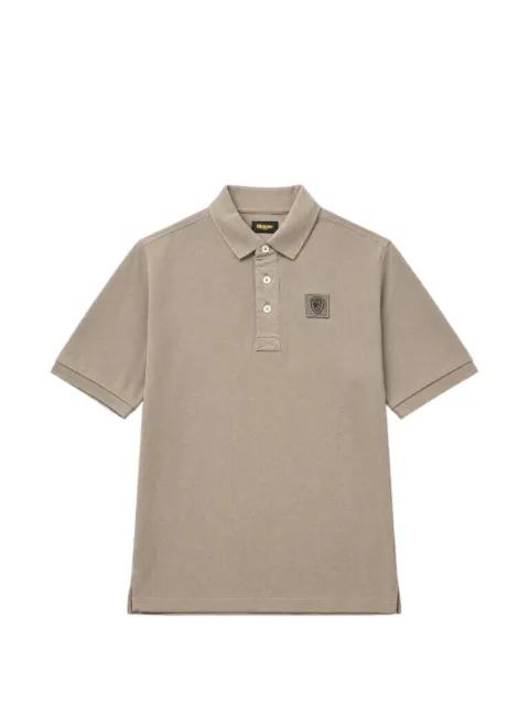 logo-patch polo shirt by BLAUER
