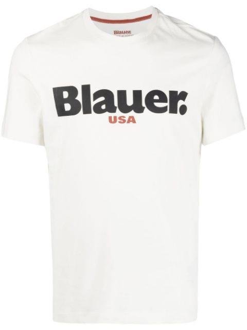 logo-print T-shirt by BLAUER