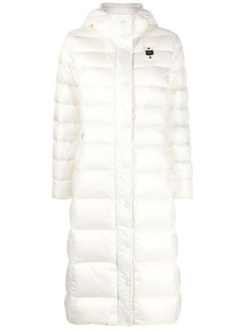 padded-design hoodied coat by BLAUER