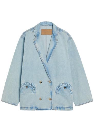 Cory double-breasted denim jacket by BLAZE MILANO