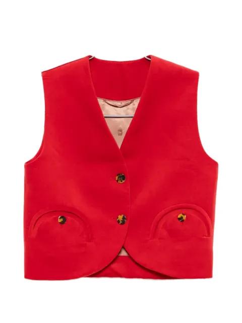 Gliss button waistcoat by BLAZE MILANO