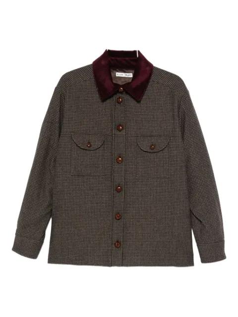 buttoned corduroy-collar jacket by BLAZE MILANO