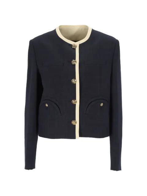 buttoned trim jacket by BLAZE MILANO