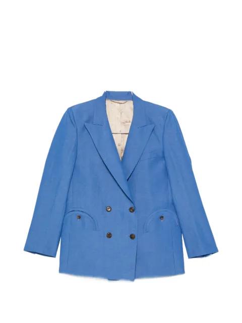 double-breasted pocket blazer by BLAZE MILANO