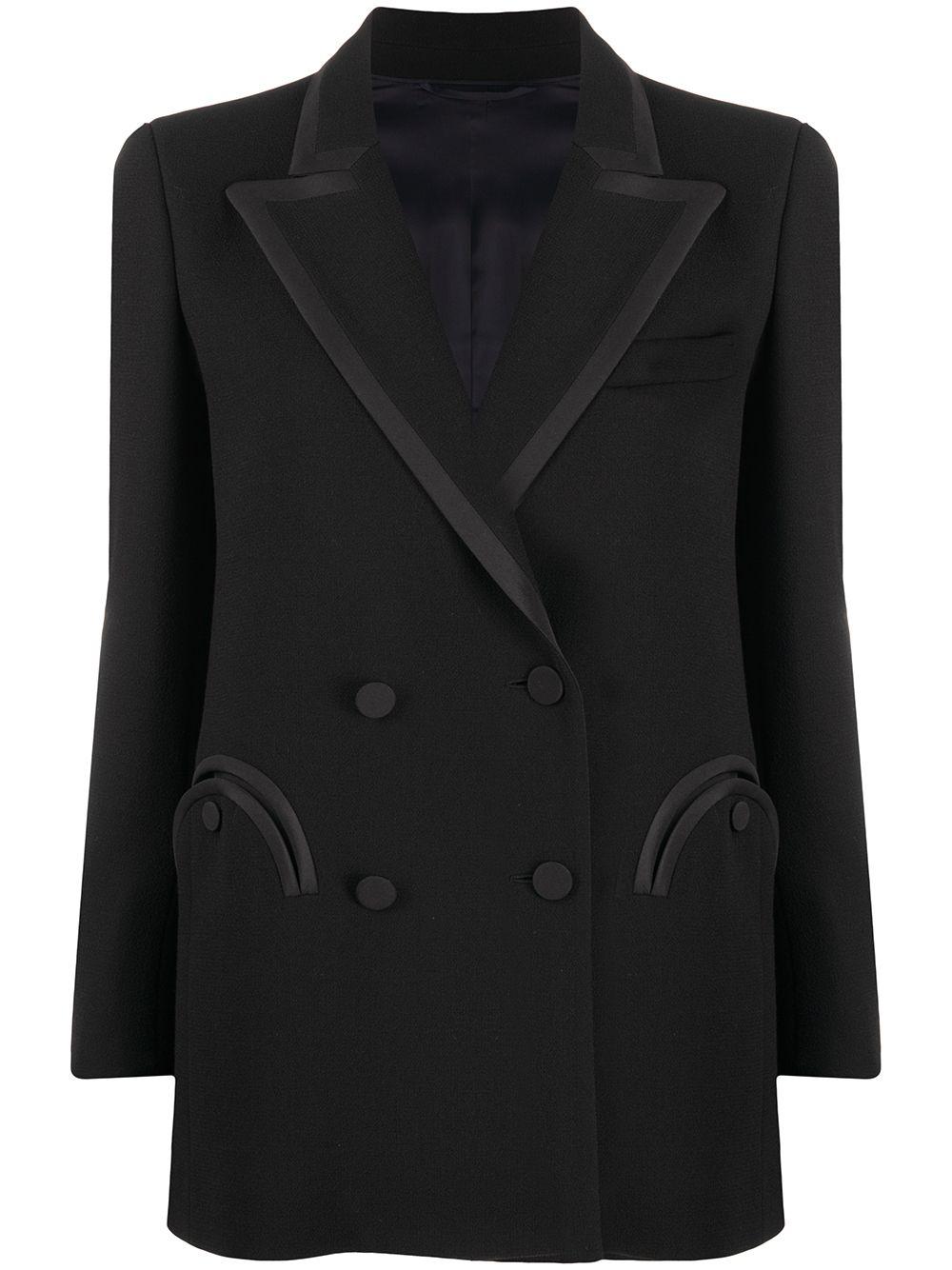 double-breasted silk blazer by BLAZE MILANO