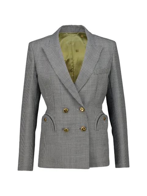 patterned double-breasted blazer by BLAZE MILANO