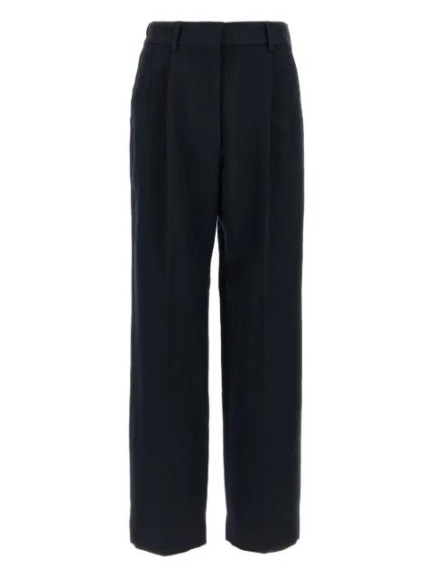 pleated pocket straight trousers by BLAZE MILANO