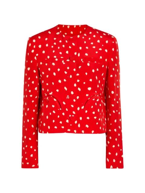 polka-dot button jacket by BLAZE MILANO