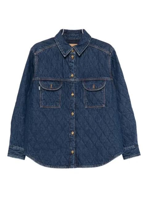 quilted denim shirt by BLAZE MILANO
