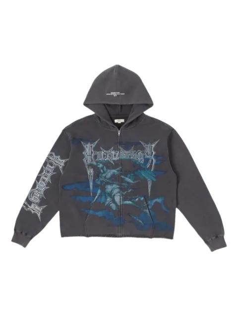 Serphim graphic-embellished hoodie by BLDG4
