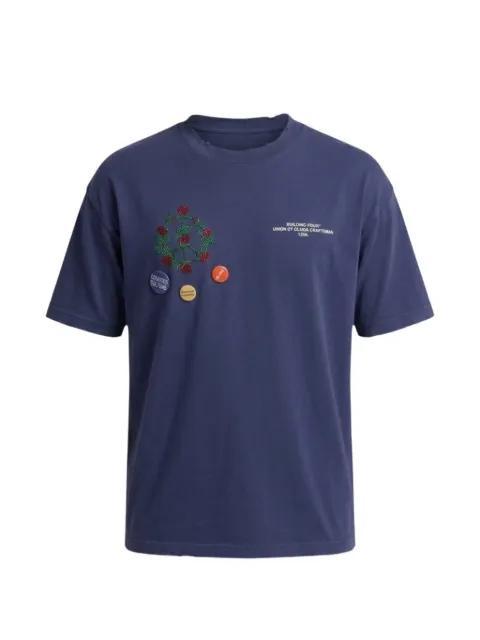 beaded-embellishment T-shirt by BLDG4