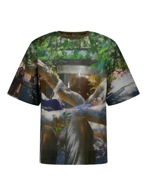 holiday jungle print T-shirt by BLESS